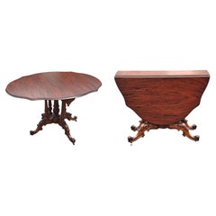 William IV Figured Mahogany Sutherland Center Table/Breakfast table, C. 1830s