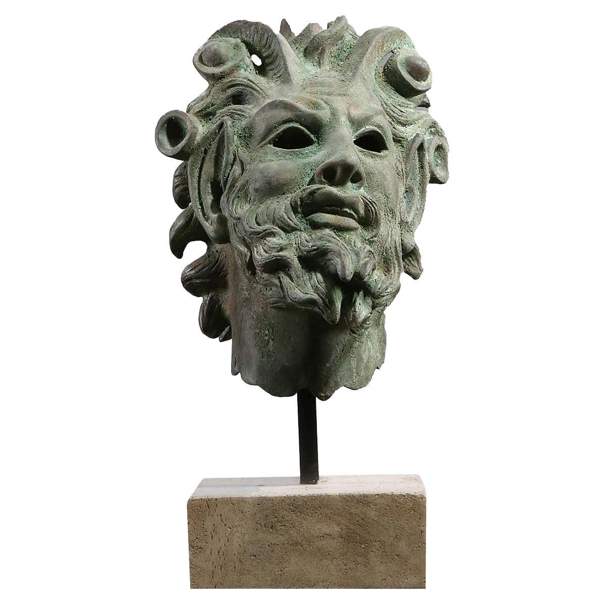 Testa Di Fauno Statue
