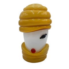 Testa Mc Weibliche anthropomorphe polychrome Skulptur #3