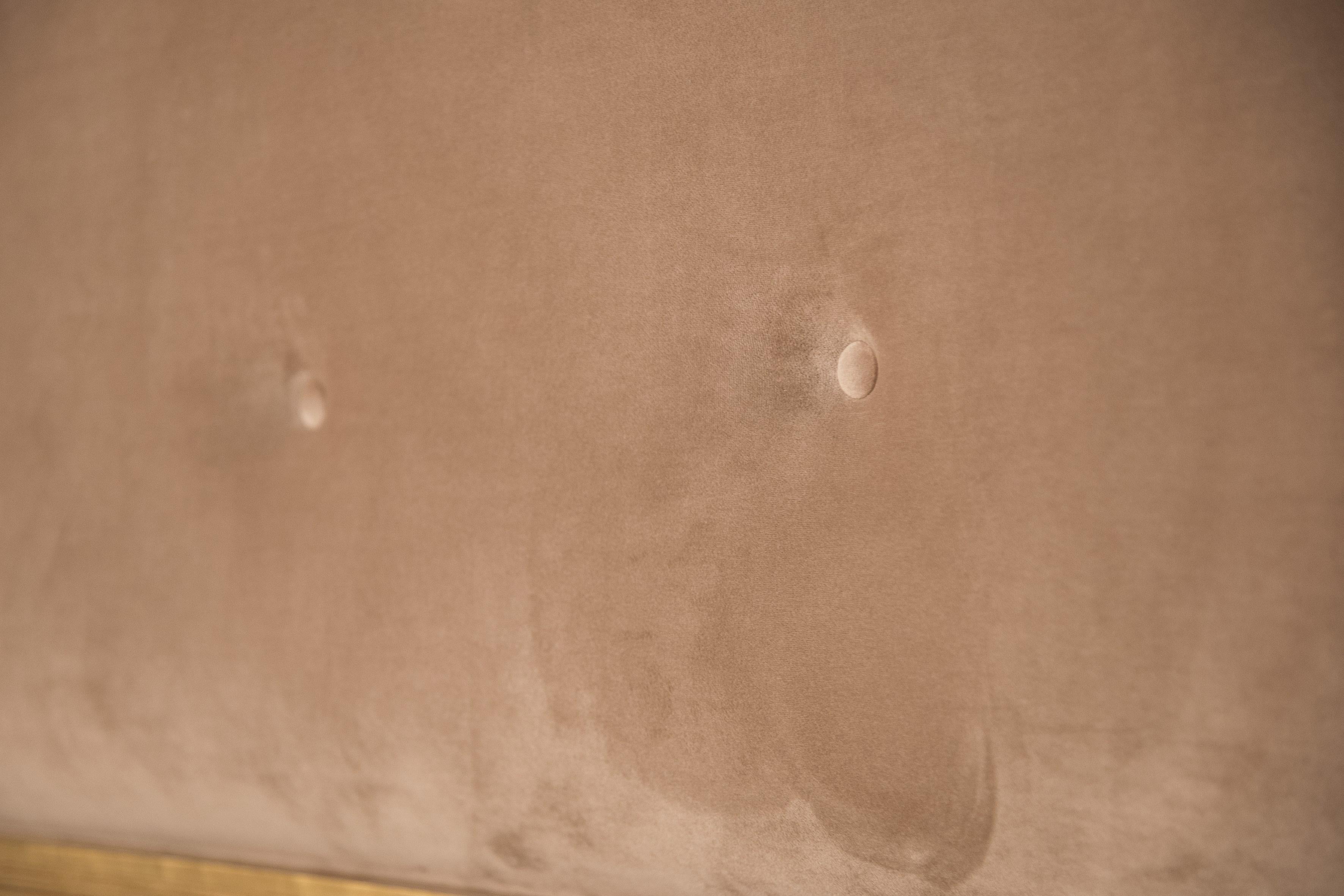 Hand Carved Solid Linden Gold Leaf Headboard 4
