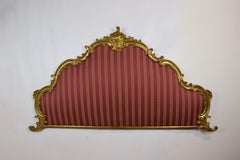 Headboard carved and gilded Gold Zecchino Luigi XV Italy, 18th cent
