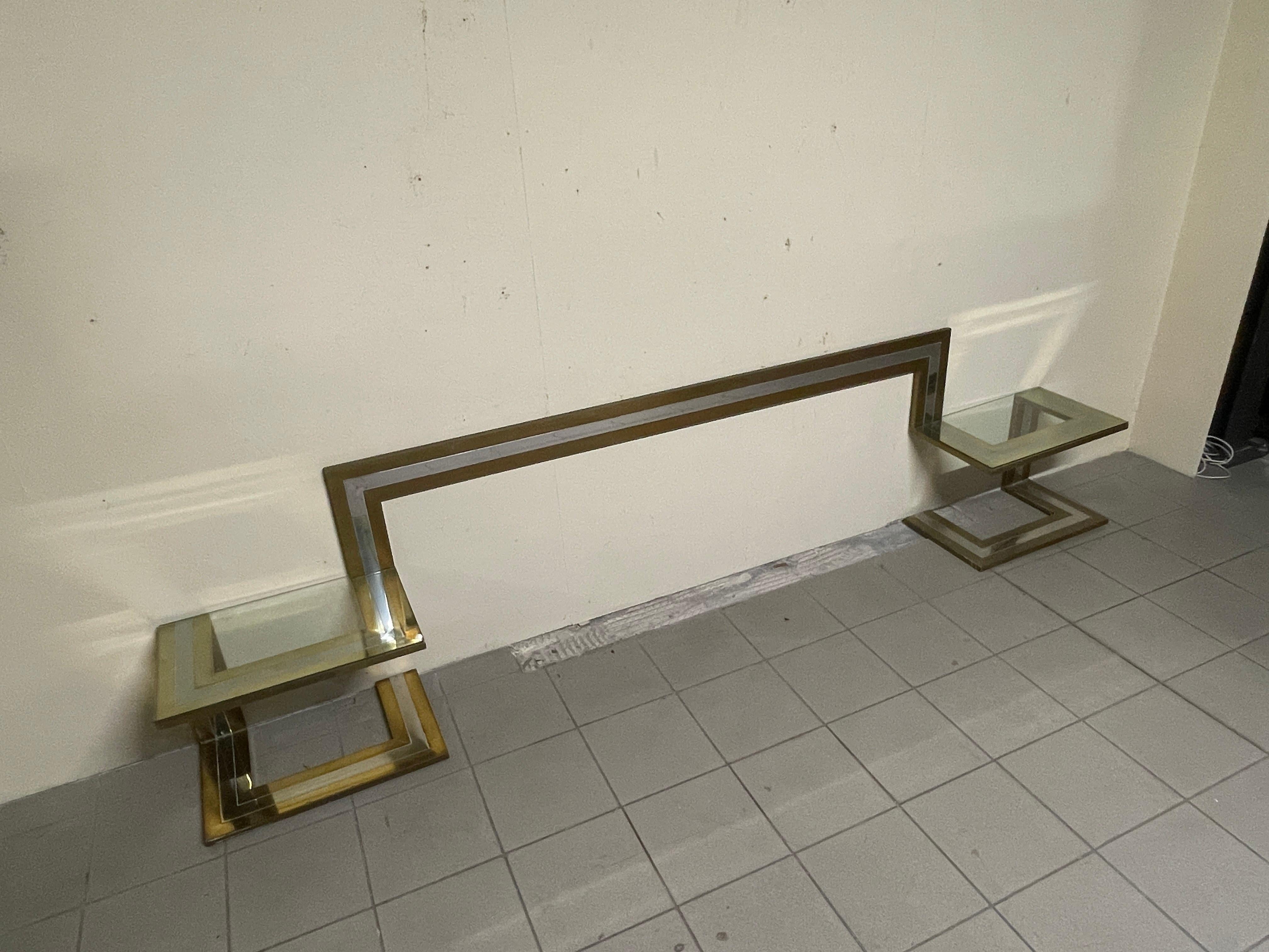 Testata per letto con comodini di Sandro Petti, anni '70 in vendita 8