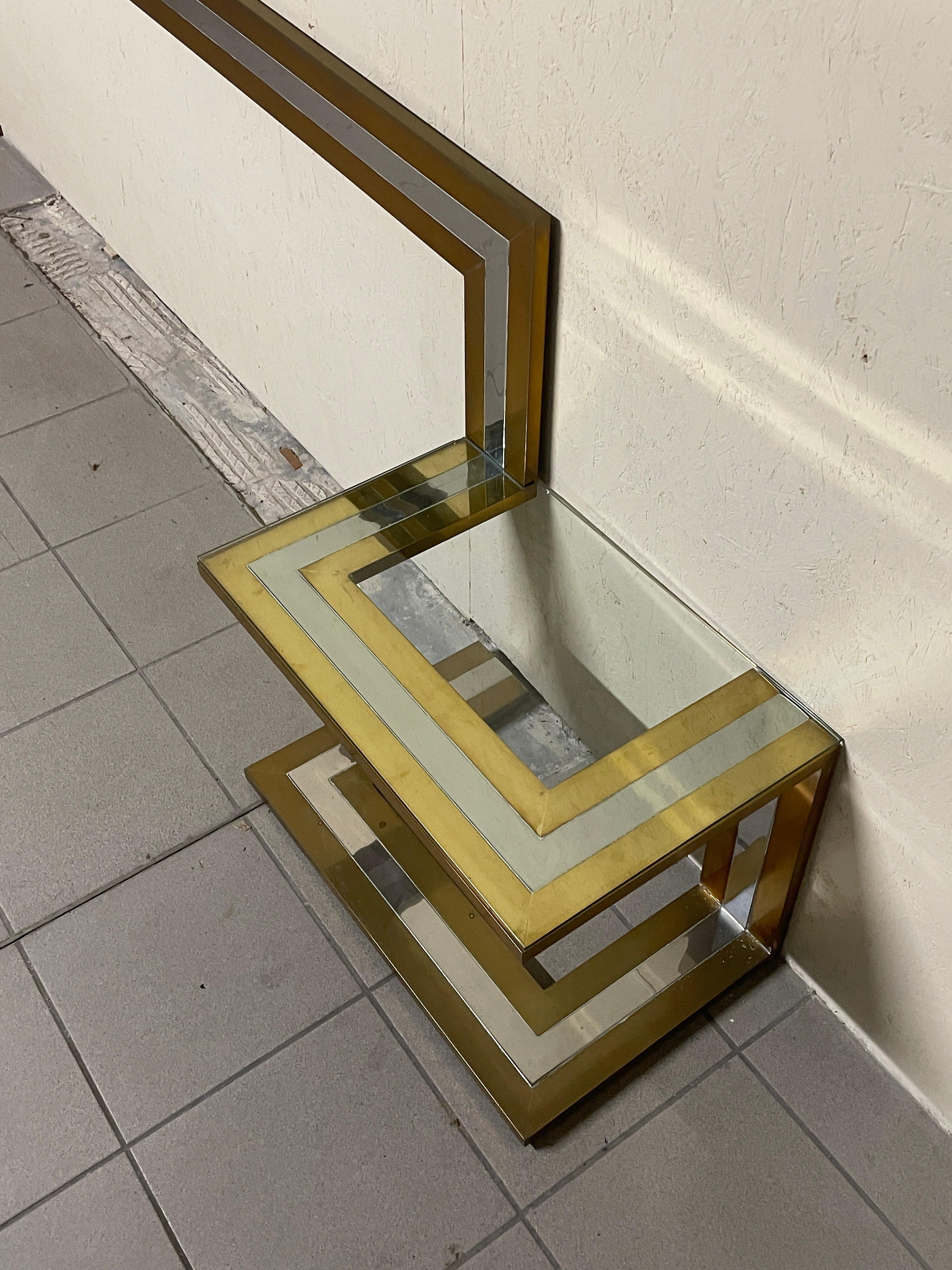 Late 20th Century Testata per letto con comodini di Sandro Petti, anni '70 in vendita