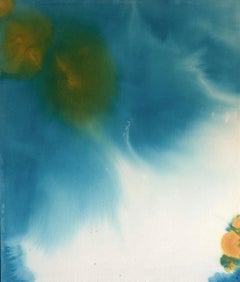 ABSTRACT Colors Blue Green Water Artwork Contemporary Artist Tete Alurralde 2025