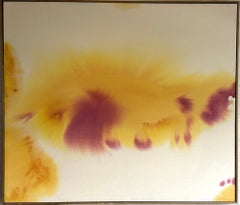 ABSTRACT Colori Giallo Rosso Acqua Opera d'arte contemporanea Artista Tete Alurralde 2025