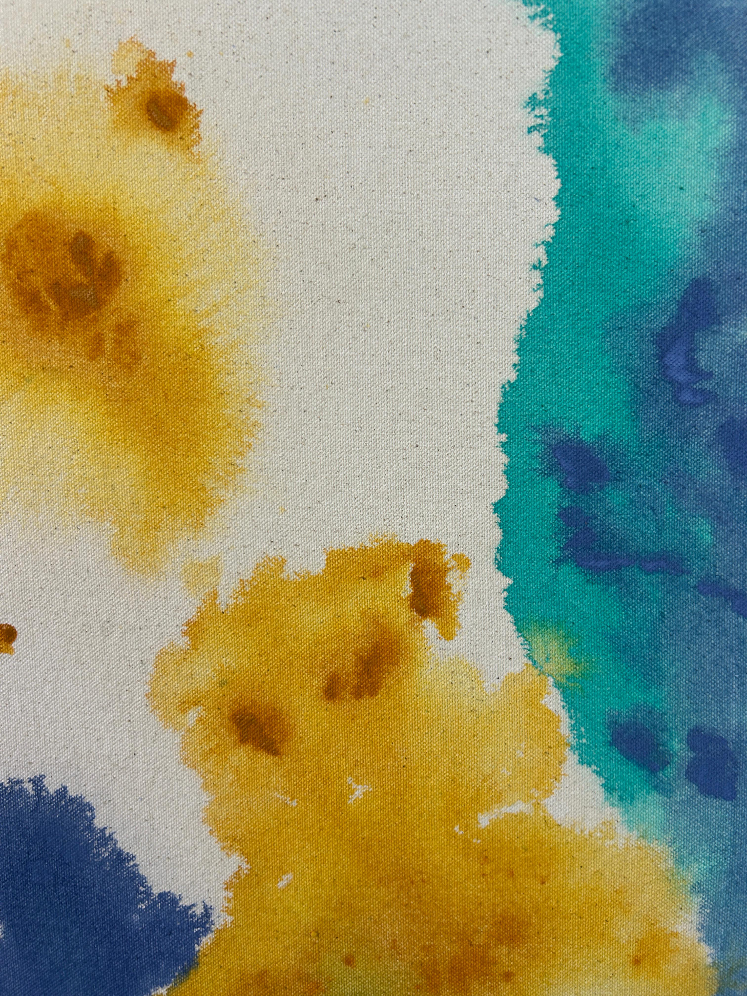 ABSTRACT Colours Kunstwerk des zeitgenössischen Künstlers Tete Alurralde 2024 – Painting von Teté Alurralde