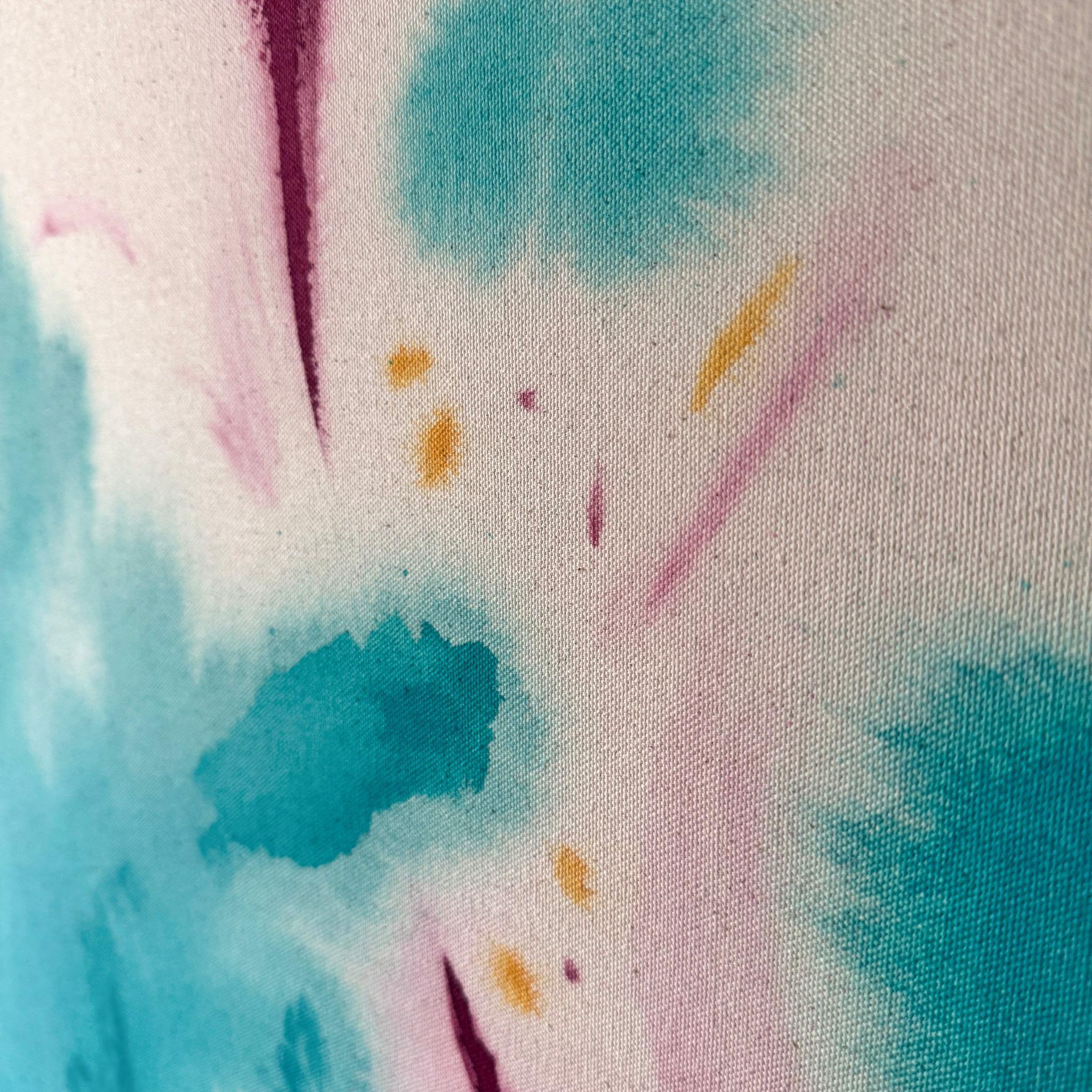ABSTRACT Colours Kunstwerk des zeitgenössischen Künstlers Tete Alurralde 2024 – Painting von Teté Alurralde