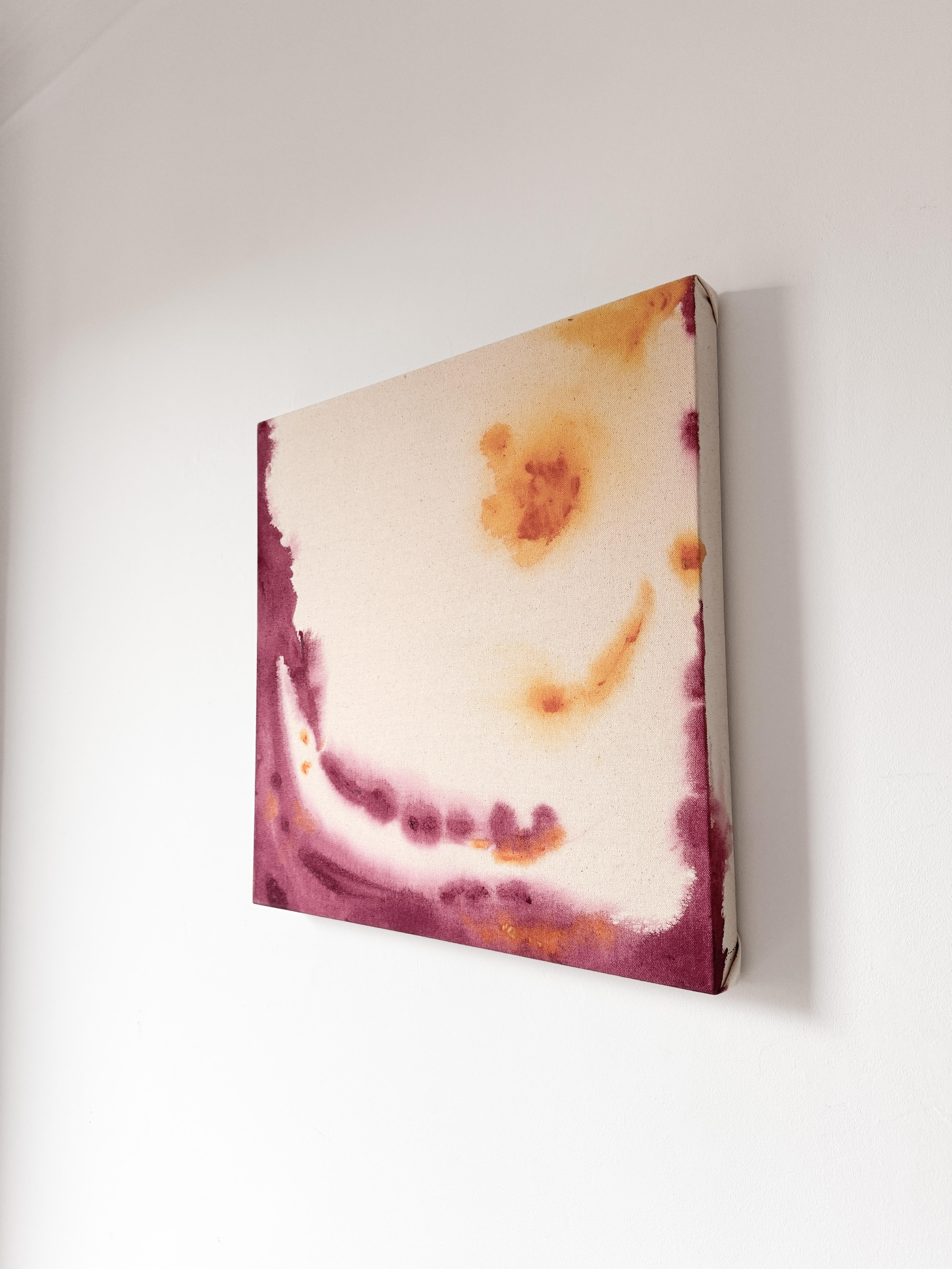 ABSTRACT Colours Opera d'arte dell'artista contemporaneo Tete Alurralde 2024 - Abstract Painting Beige di Teté Alurralde