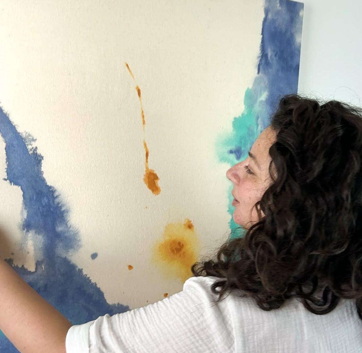 ABSTRACT Colours Opera d'arte dell'artista contemporaneo Tete Alurralde 2024 in vendita 1