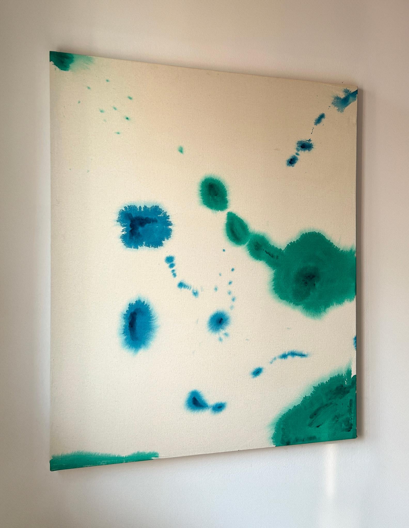 ABSTRACT Colours Opera d'arte dell'artista contemporaneo Tete Alurralde 2024 NUOVO! - Abstract Painting Beige di Teté Alurralde