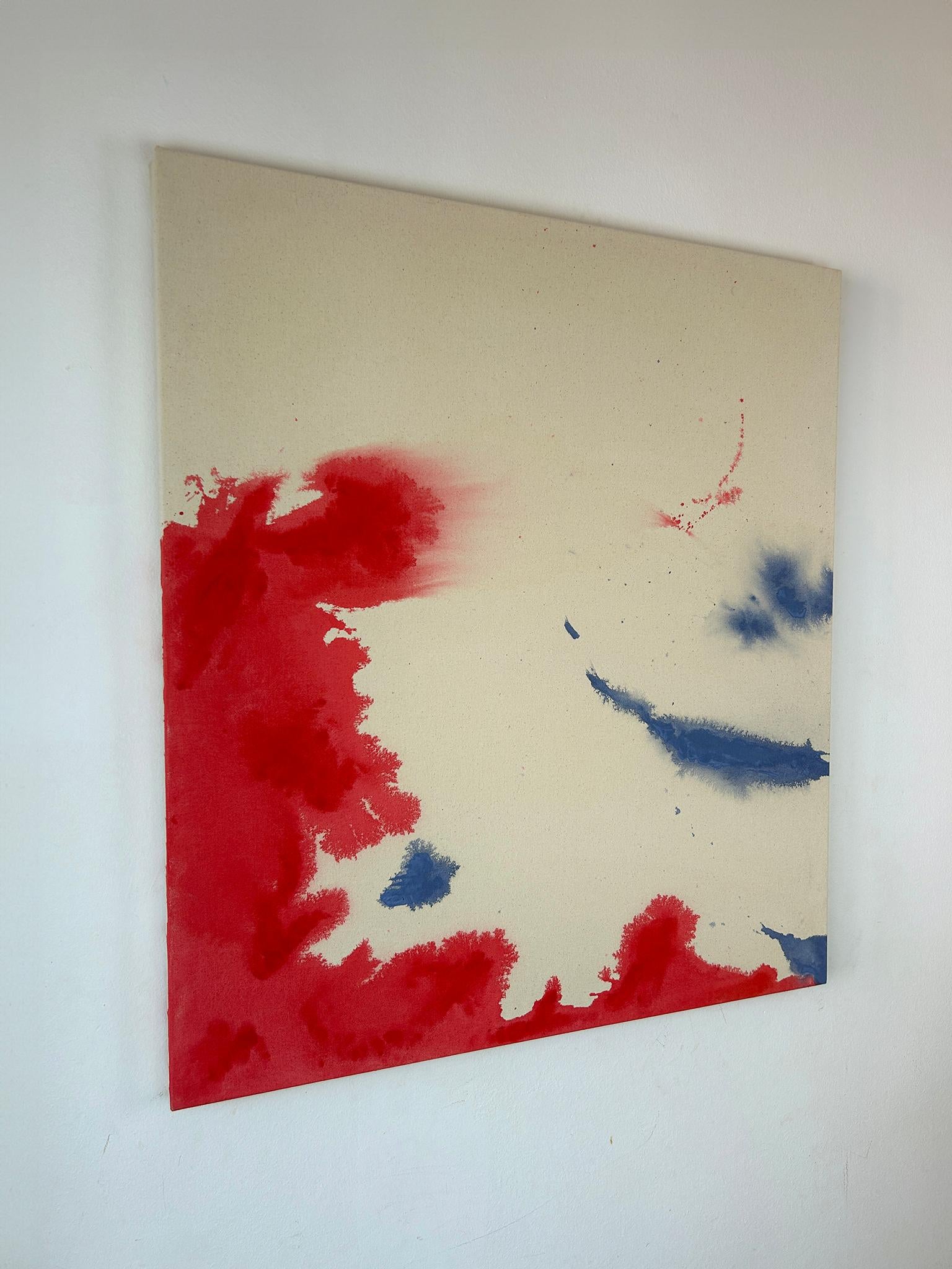 ABSTRACT NEW Colors Kunstwerk des zeitgenössischen Künstlers Tete Alurralde 2024 (Beige), Abstract Painting, von Teté Alurralde
