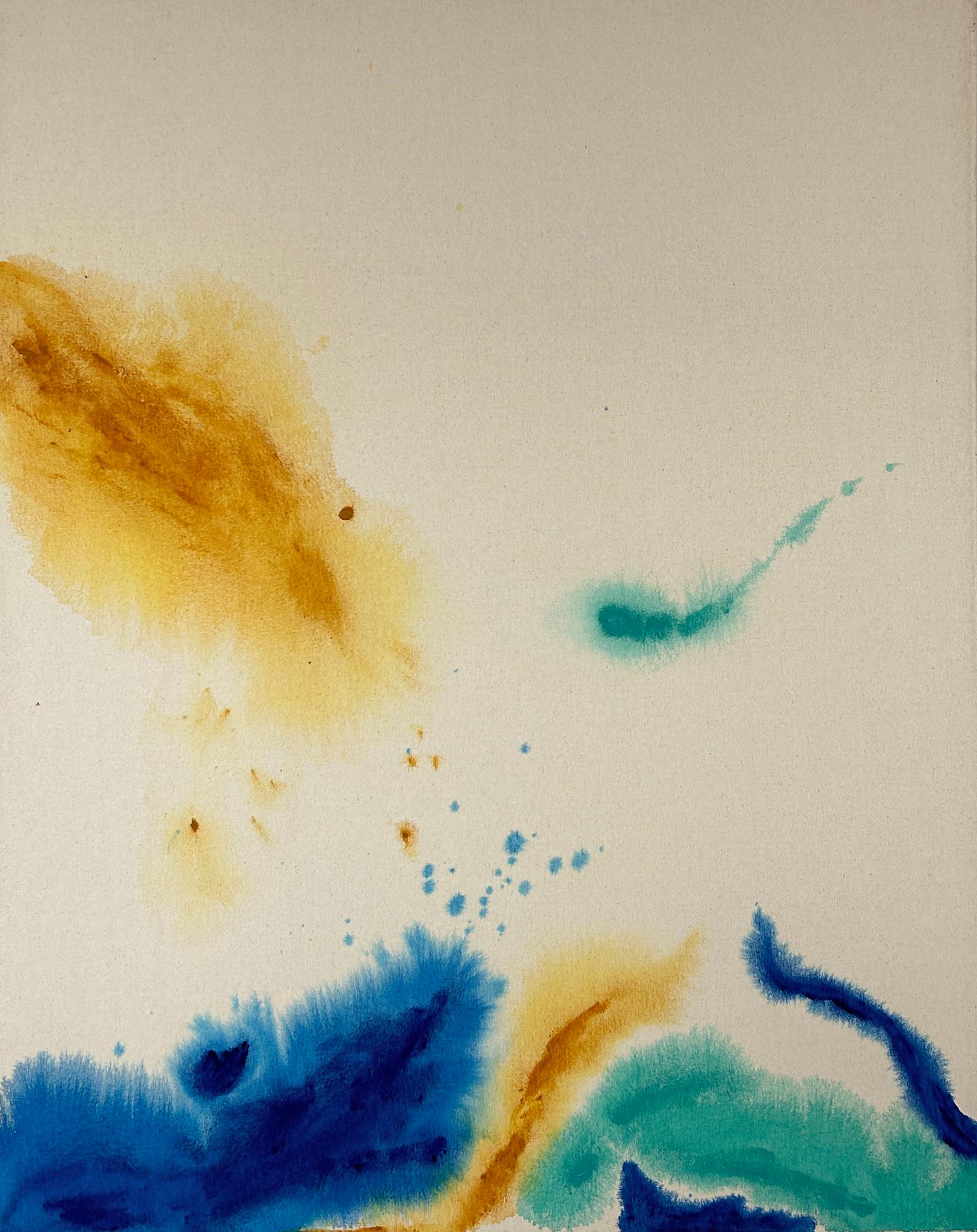 ABSTRACT Colors Raw Canvas Artwork Artista contemporaneo Tete Alurralde - Painting di Teté Alurralde
