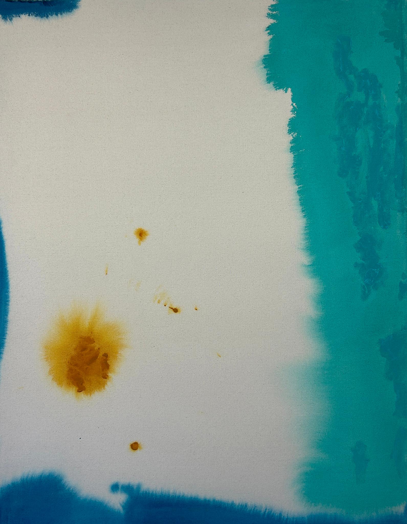 ABSTRACT Colors Raw Canvas Artwork Artista contemporaneo Tete Alurralde 2024 - Painting di Teté Alurralde