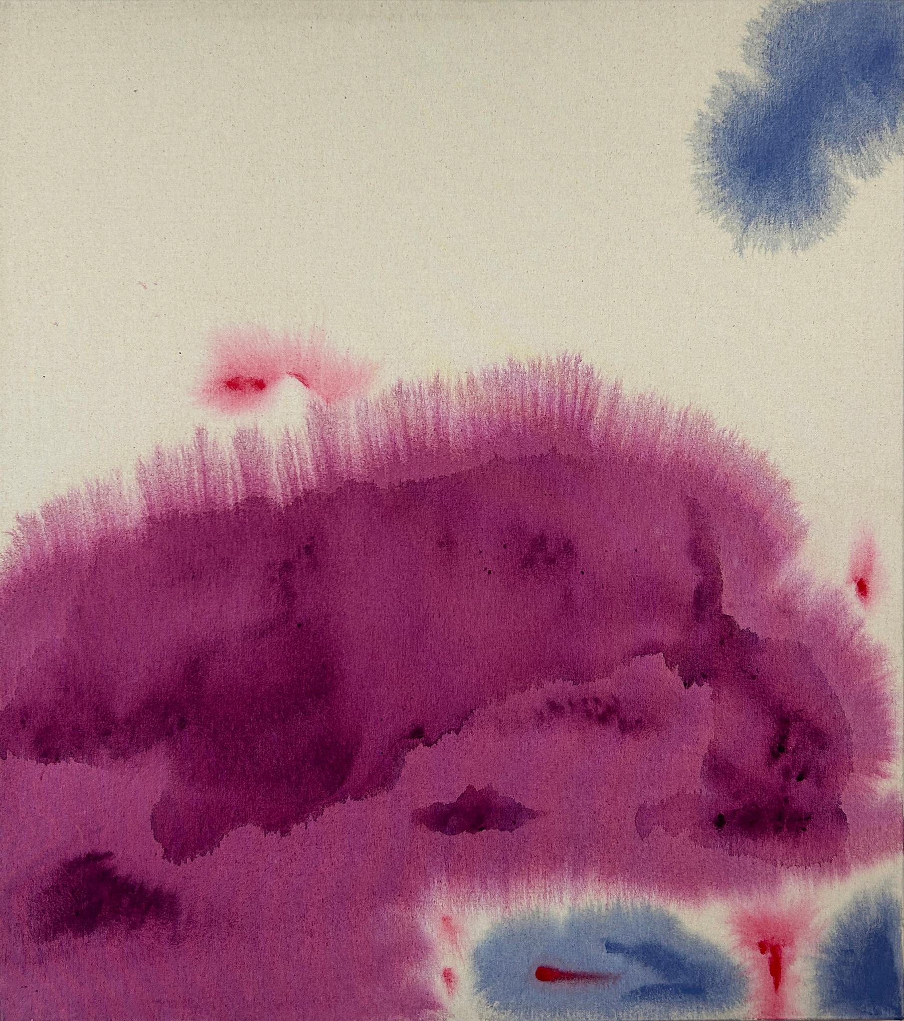 ABSTRACT Farben Raw Canvas Kunstwerk Contemporary Artist Tete Alurralde – Painting von Teté Alurralde