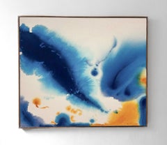 ABSTRACT Colores Azules Obra de arte del artista contemporáneo Tete Alurralde 2025