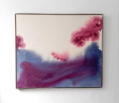 ABSTRACT Colours Blue Violet Artwork by Contemporary Artist Tete Alurralde 2025