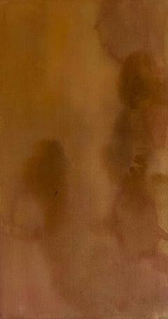 Pittura astratta minimalista contemporanea nei toni della terra - Tete Alurralde