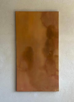 Pittura astratta minimalista contemporanea nei toni della terra - Tete Alurralde