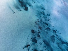 Lienzo Contemporáneo Minimalista Azul Tierra Pintura Abstracta Tete Alurralde