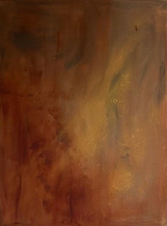 Contemporary Minimalist Earth Tones Abstract Painting Canvas Tete Alurralde