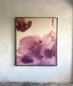 Contemporary Minimalist Violet Abstract Painting Canvas by Tete Alurralde 2025