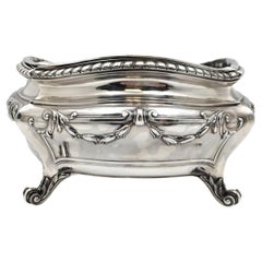 Tetard French 950 Silver Early 20th Century Centerpiece Bowl in Rococo Style