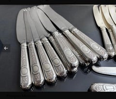 TETARD FRERES MENAGERE 187 PIECES sterling silver 1930S