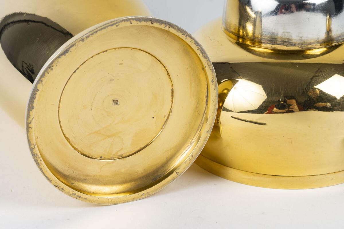 TETARD Frères - Shakers in vermeil 20° secolo ART DECO in vendita 10