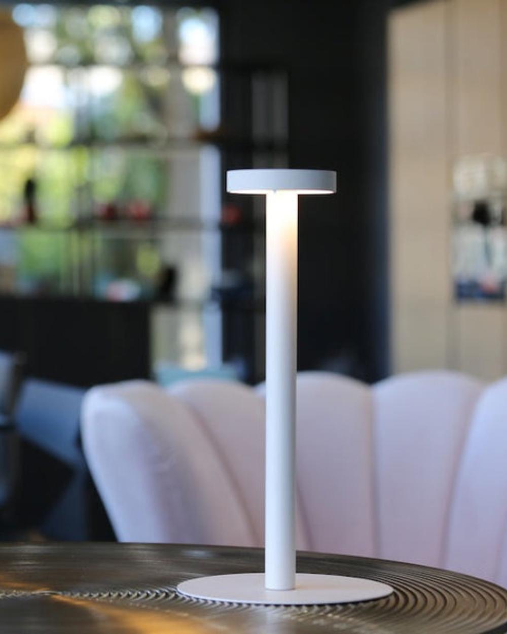 Italian TeTaTeT table lamp in Matt Black by Davide Groppi For Sale