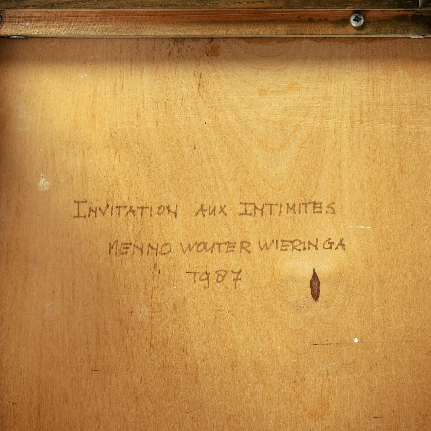 Tete-a-tete-Konversations-Sofabank inspiriert von Rennie Mackingtosh, einzigartig, 1980 (Holzarbeit) im Angebot
