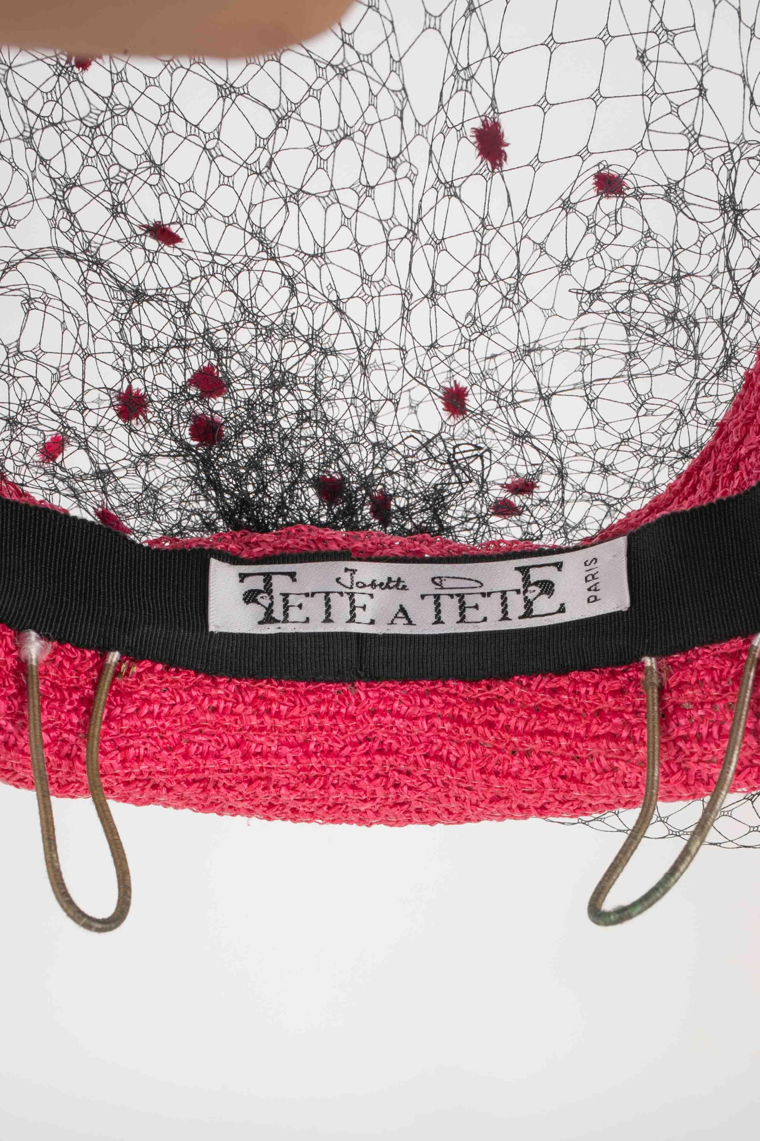 Cappello fascinatore Tête à Tête in vendita 4