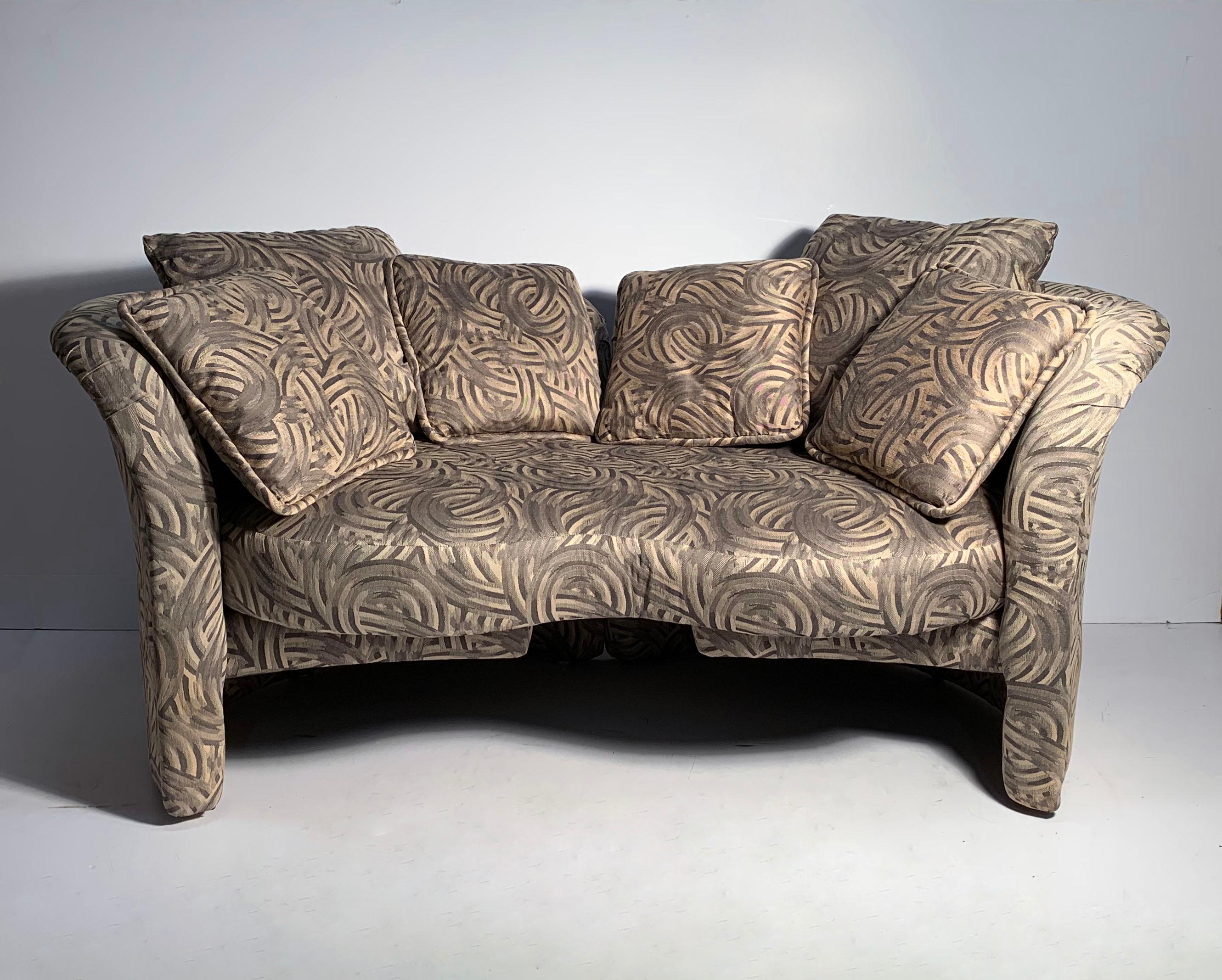 Upholstery Tete-a-Tete Option Love Seat Sofa by Ransom Culler for Thayer Coggin