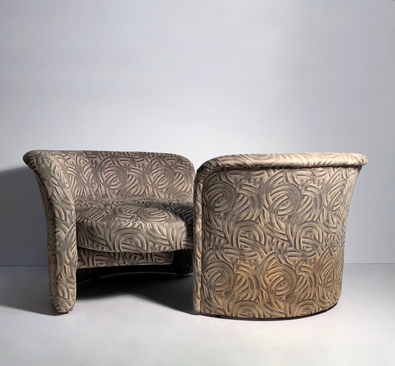 Tete-a-Tete Option Love Seat Sofa by Ransom Culler for Thayer Coggin at  1stDibs