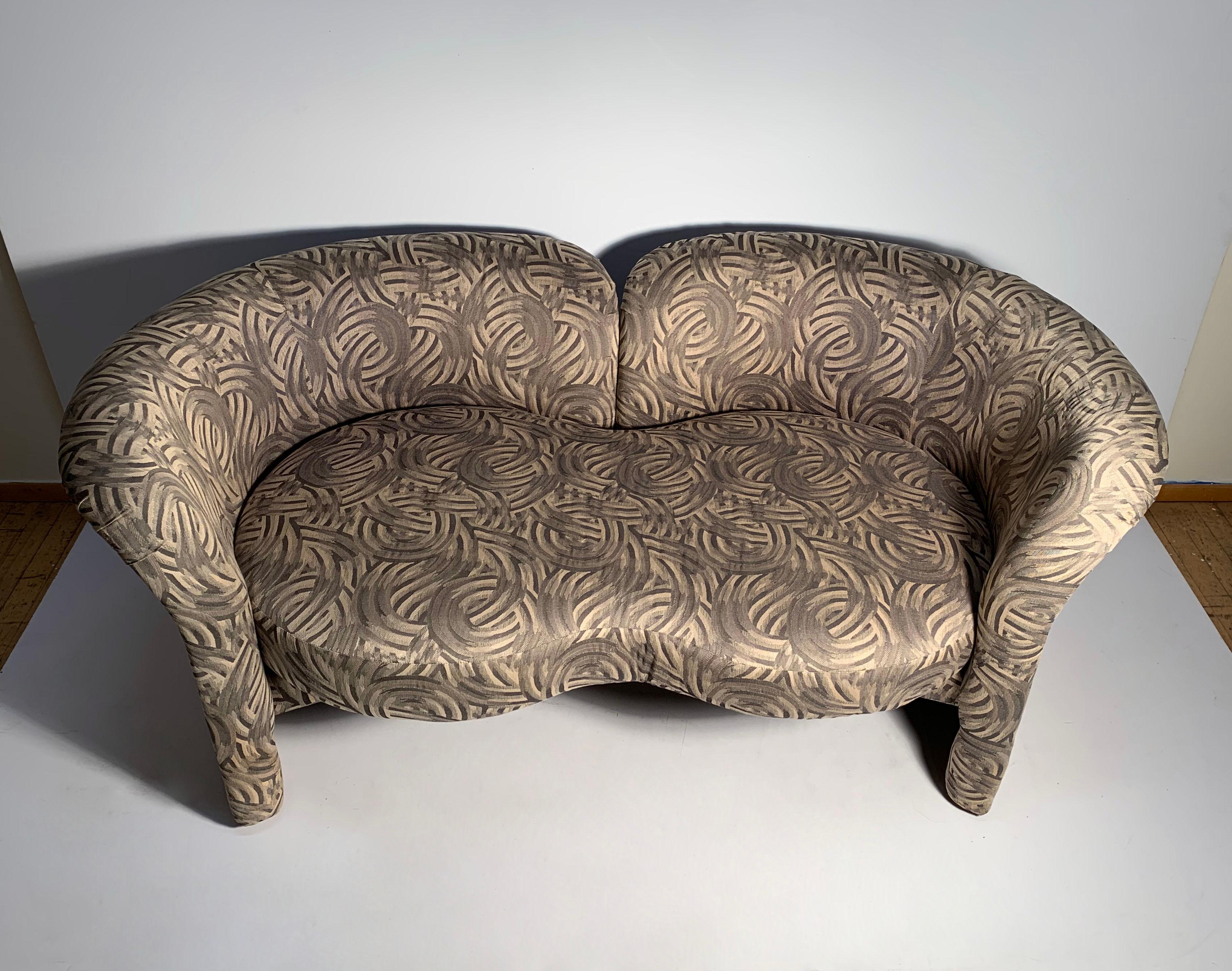 American Tete-a-Tete Option Love Seat Sofa by Ransom Culler for Thayer Coggin