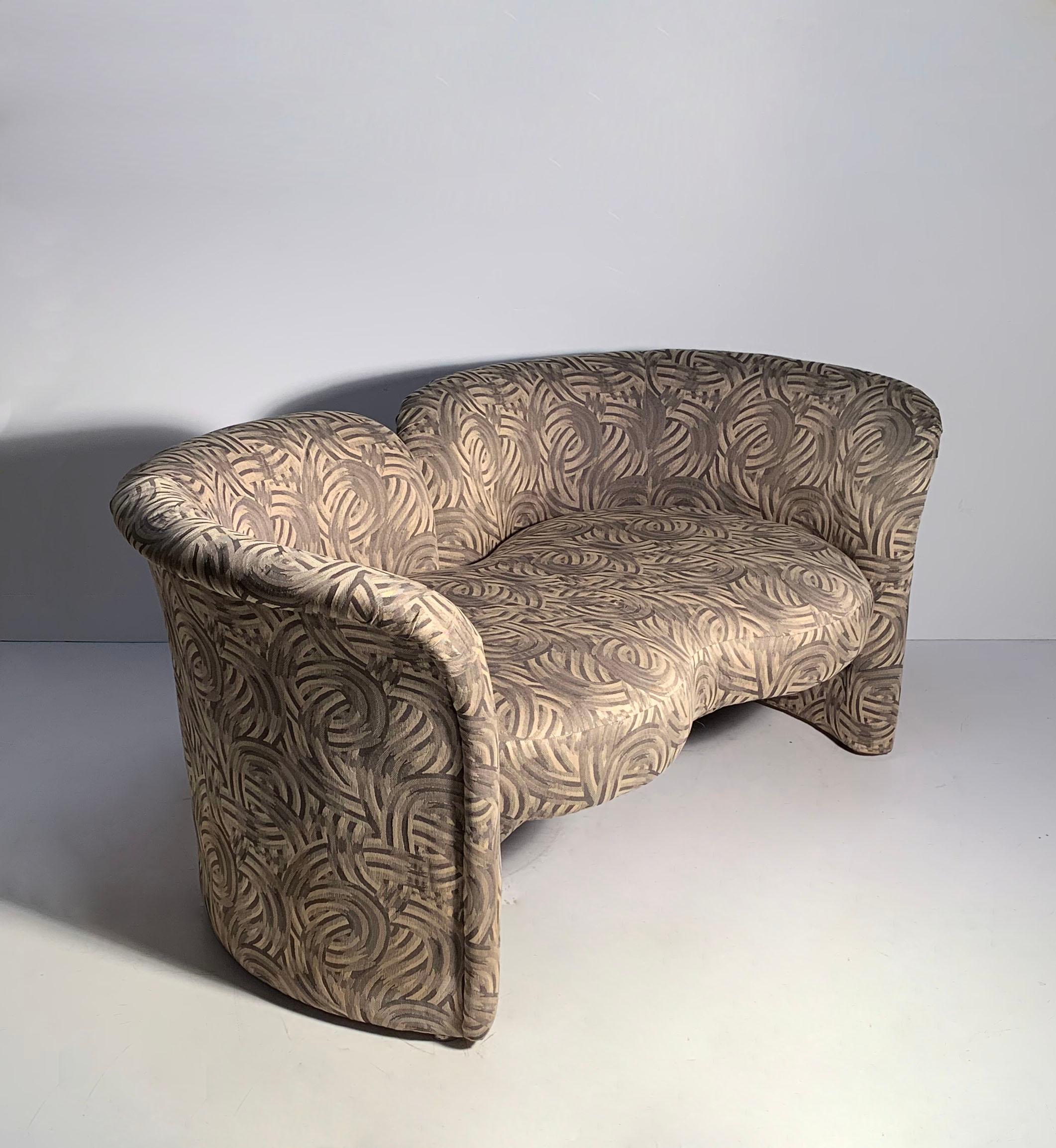 Upholstery Tete-a-Tete Option Love Seat Sofa by Ransom Culler for Thayer Coggin