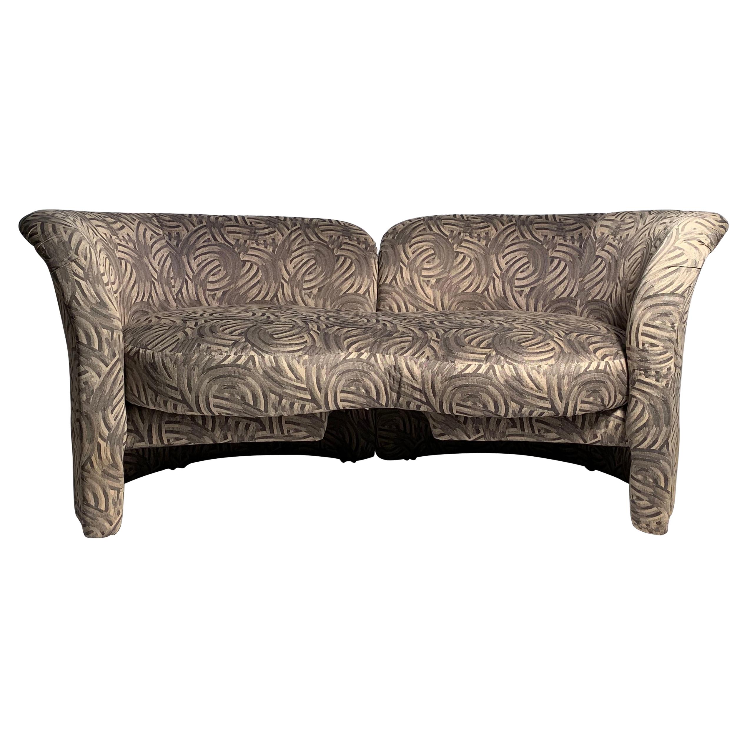 Tete-a-Tete Option Love Seat Sofa by Ransom Culler for Thayer Coggin