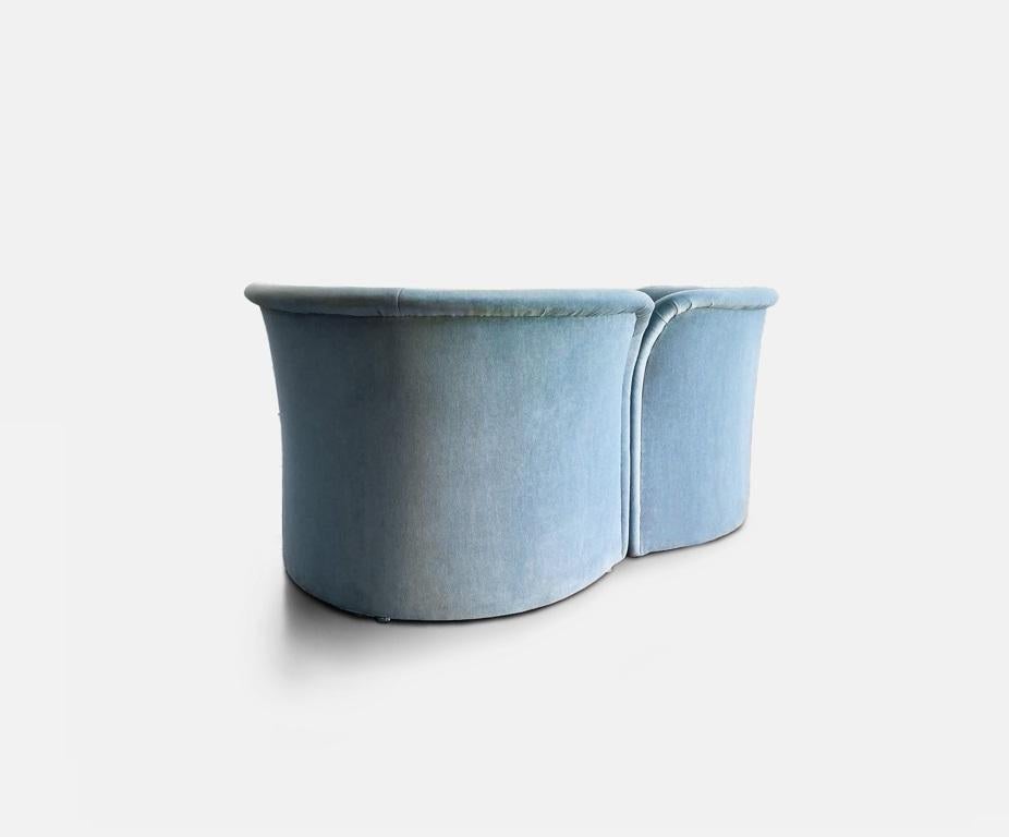 Tappezzeria Tête-à-tête Settee di Randy Culler per Thayer Coggin in vendita