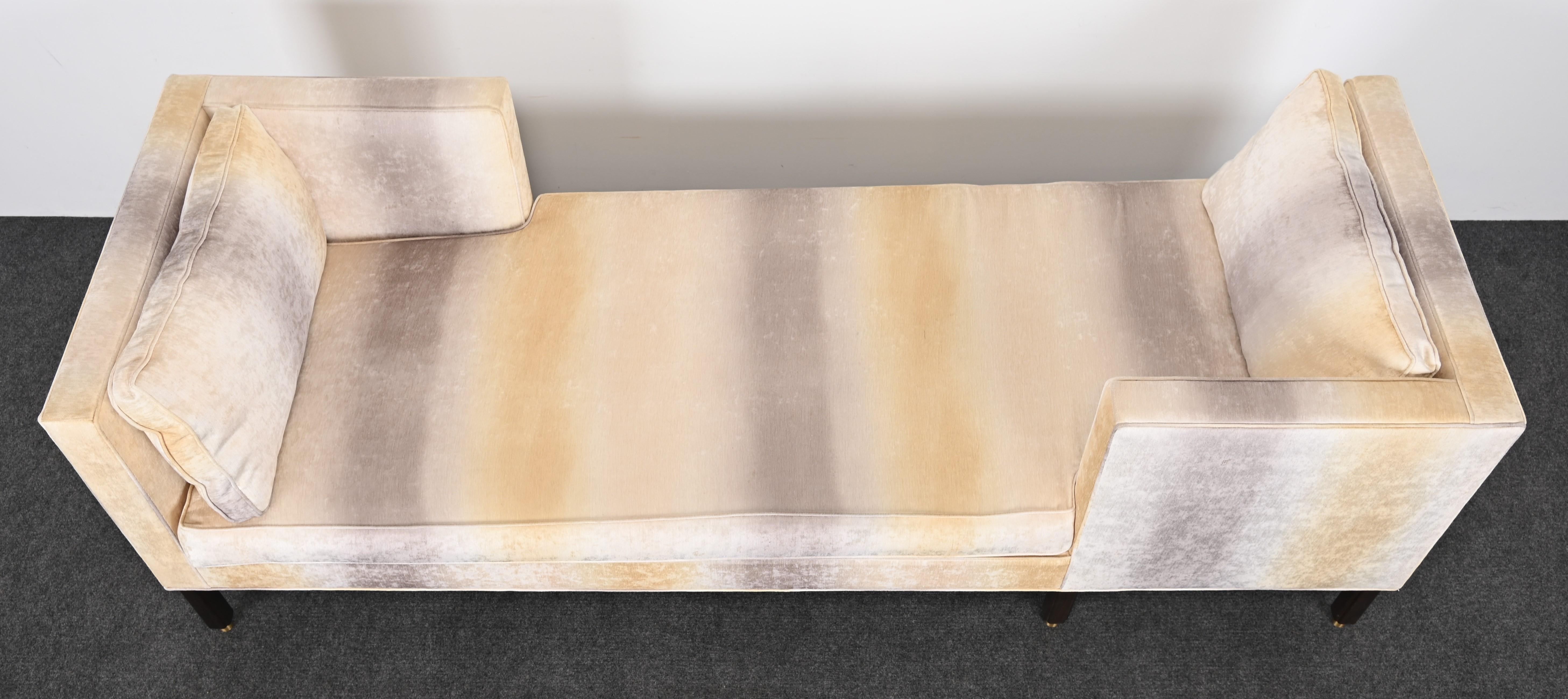 American Tete-a-Tete Sofa by Dunbar, 20th Century
