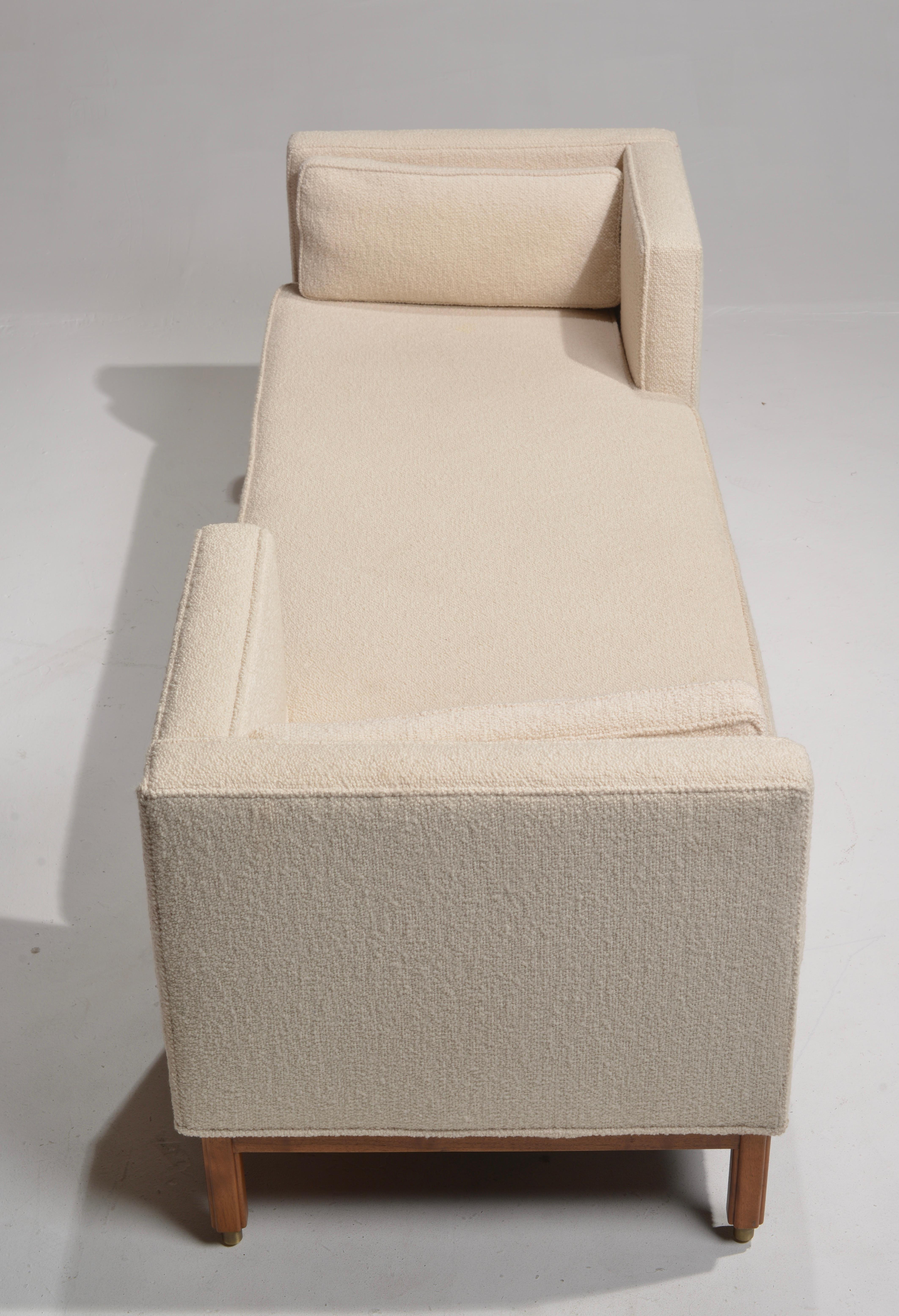 Mid-Century Modern Tete-a-Tete Sofa by Edward Wormley for Dunbar