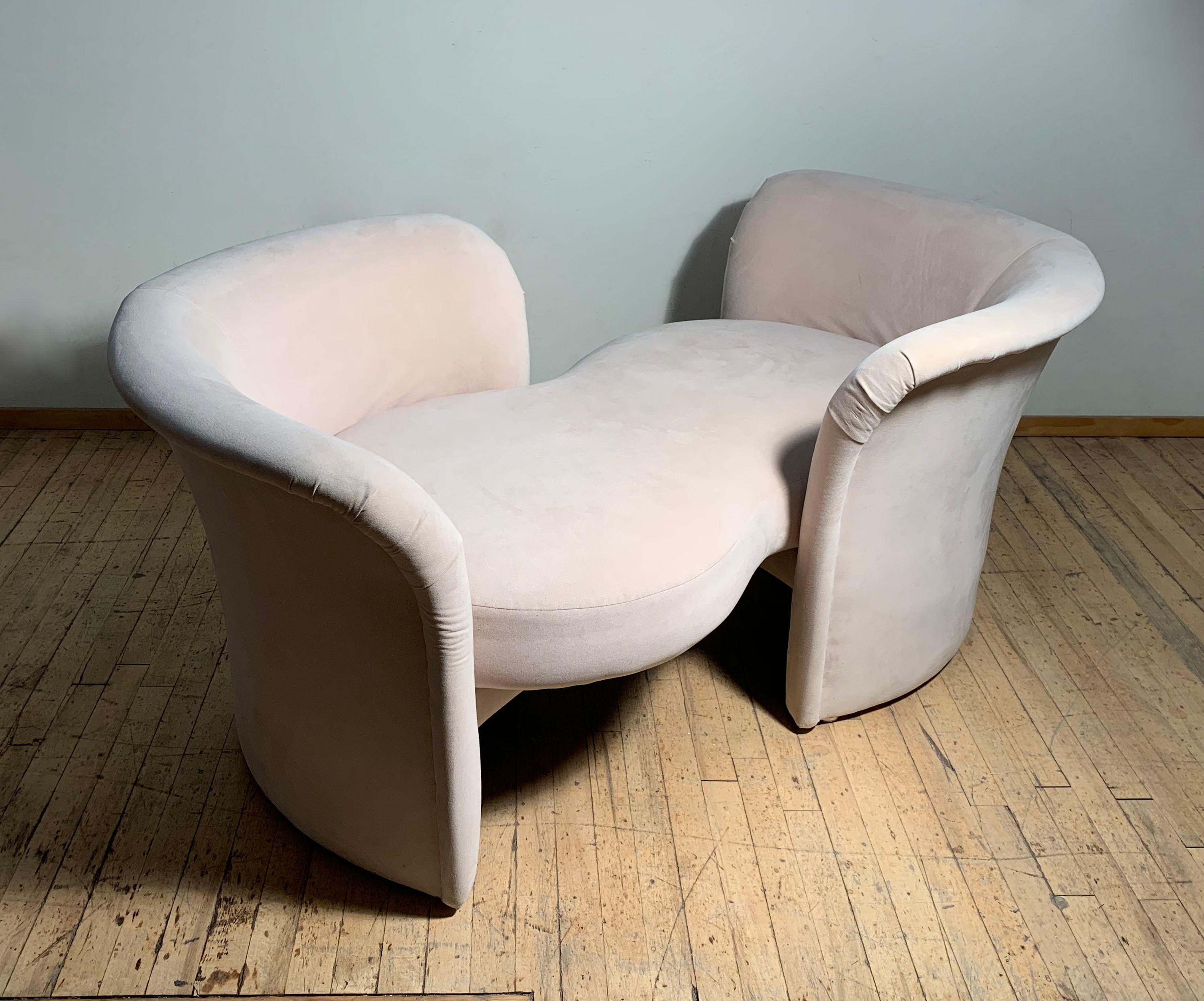Canapé Tete-a-Tete Love Seat de Ransom Culler pour Thayer Coggin 5