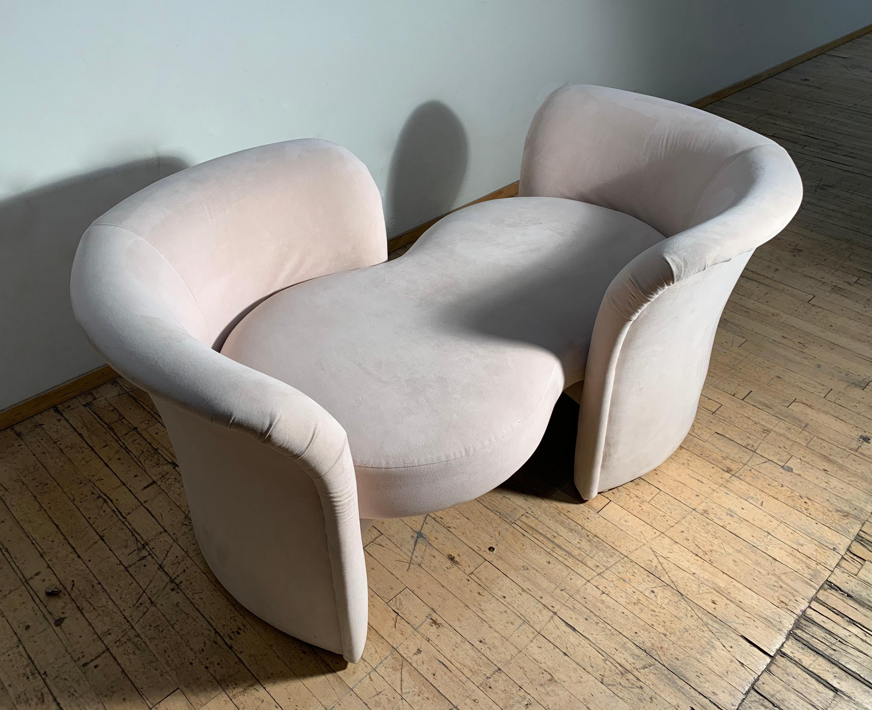 Canapé Tete-a-Tete Love Seat de Ransom Culler pour Thayer Coggin 2