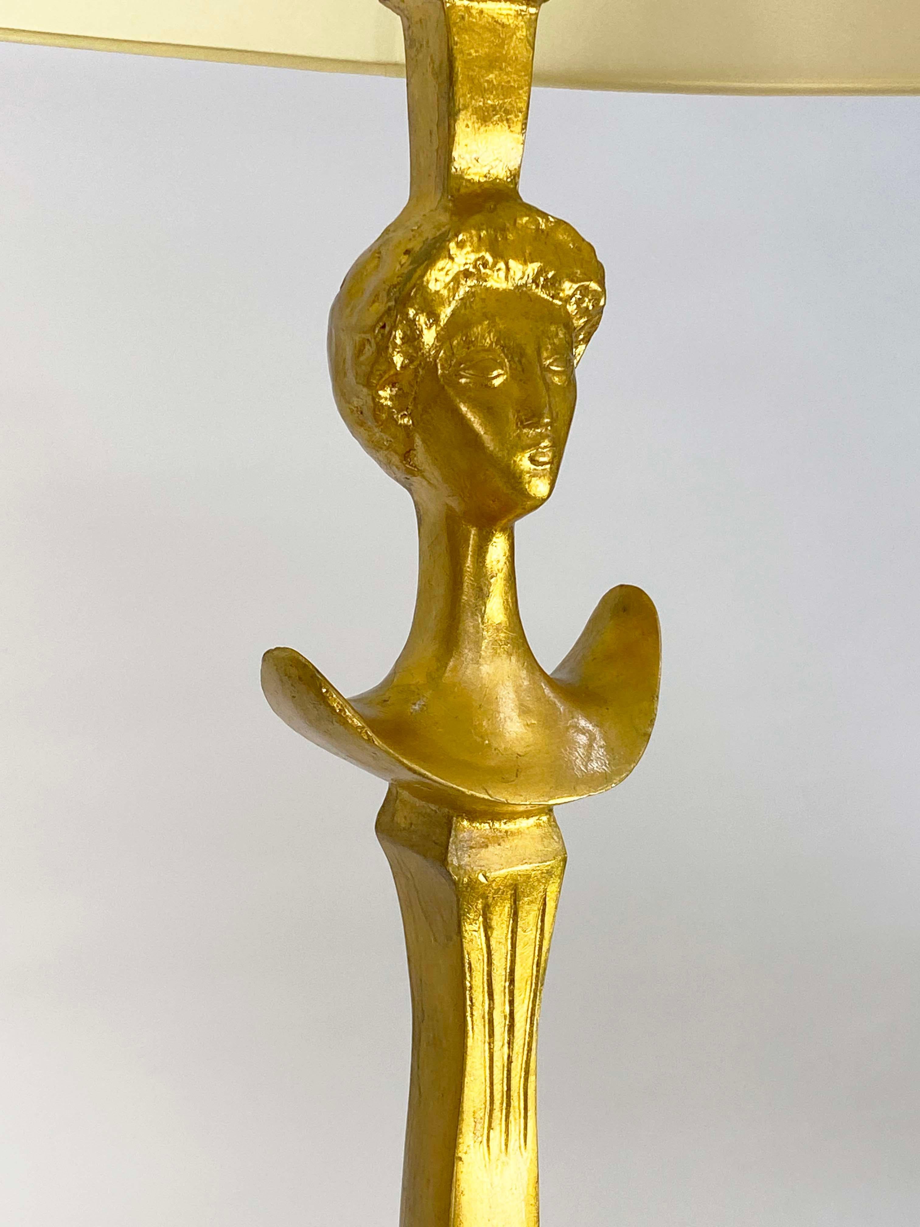 Lampadaire Tete de Femme d'après Alberto Giacometti---Rockefeller Collection en vente 6