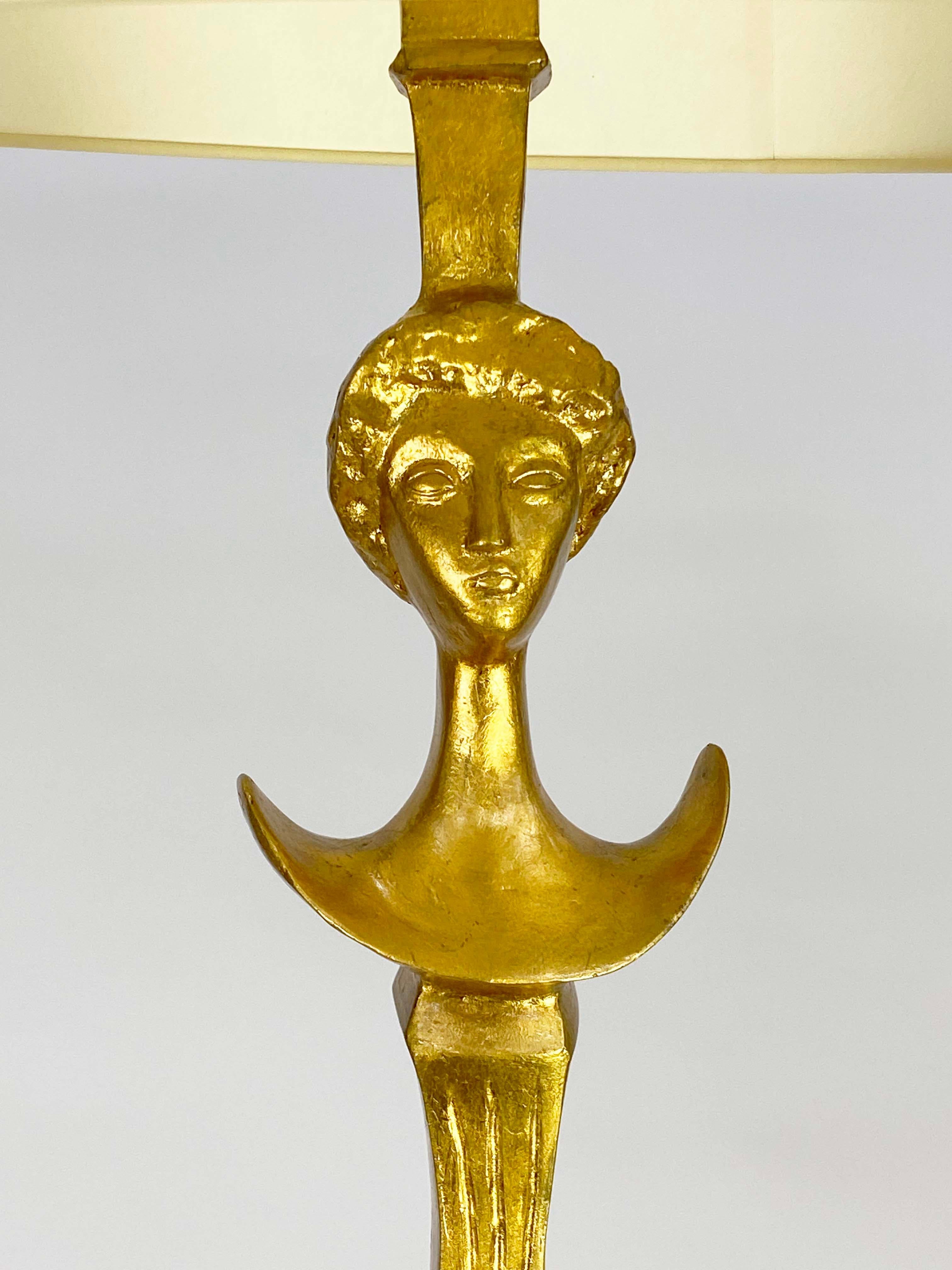 Lampadaire Tete de Femme d'après Alberto Giacometti---Rockefeller Collection Bon état - En vente à Minneapolis, MN