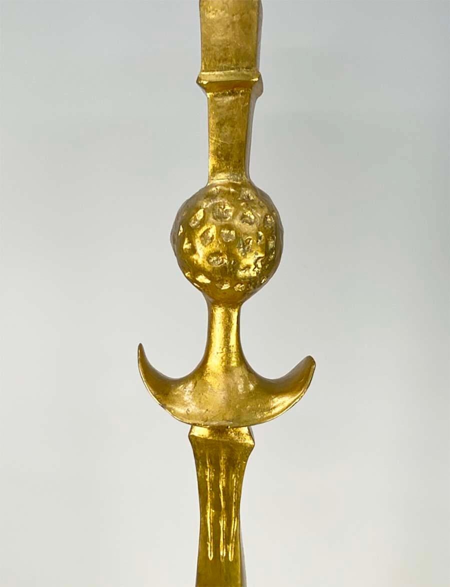 Bronze Lampadaire Tete de Femme d'après Alberto Giacometti---Rockefeller Collection en vente