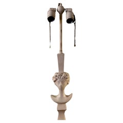 "Tete de Femme" Floor Lamp Styled After Giacometti