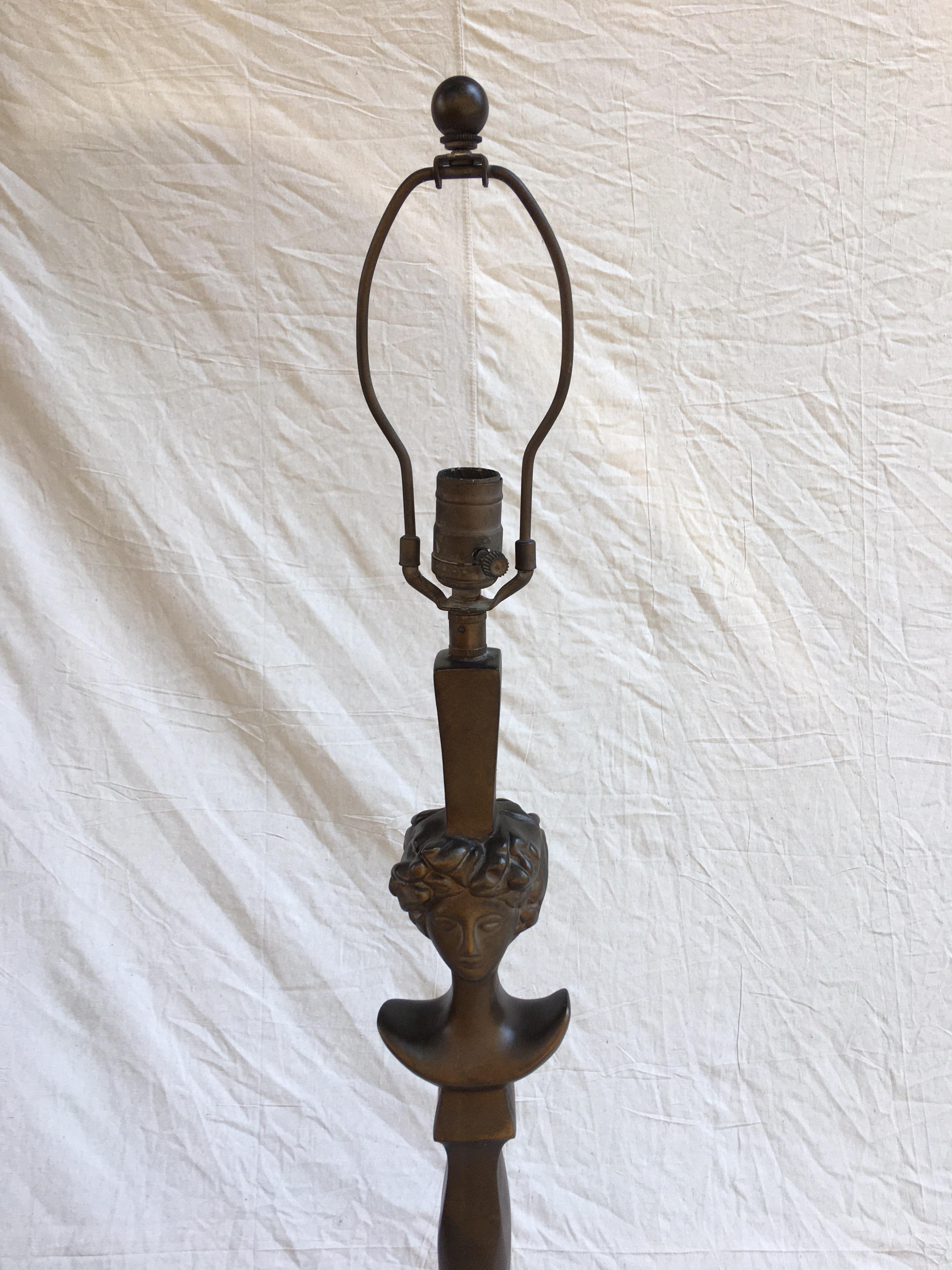 Modern Tete De Femme Style Giacometti Floor Lamp