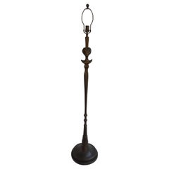 Lampadaire Tete De Femme Style Giacometti