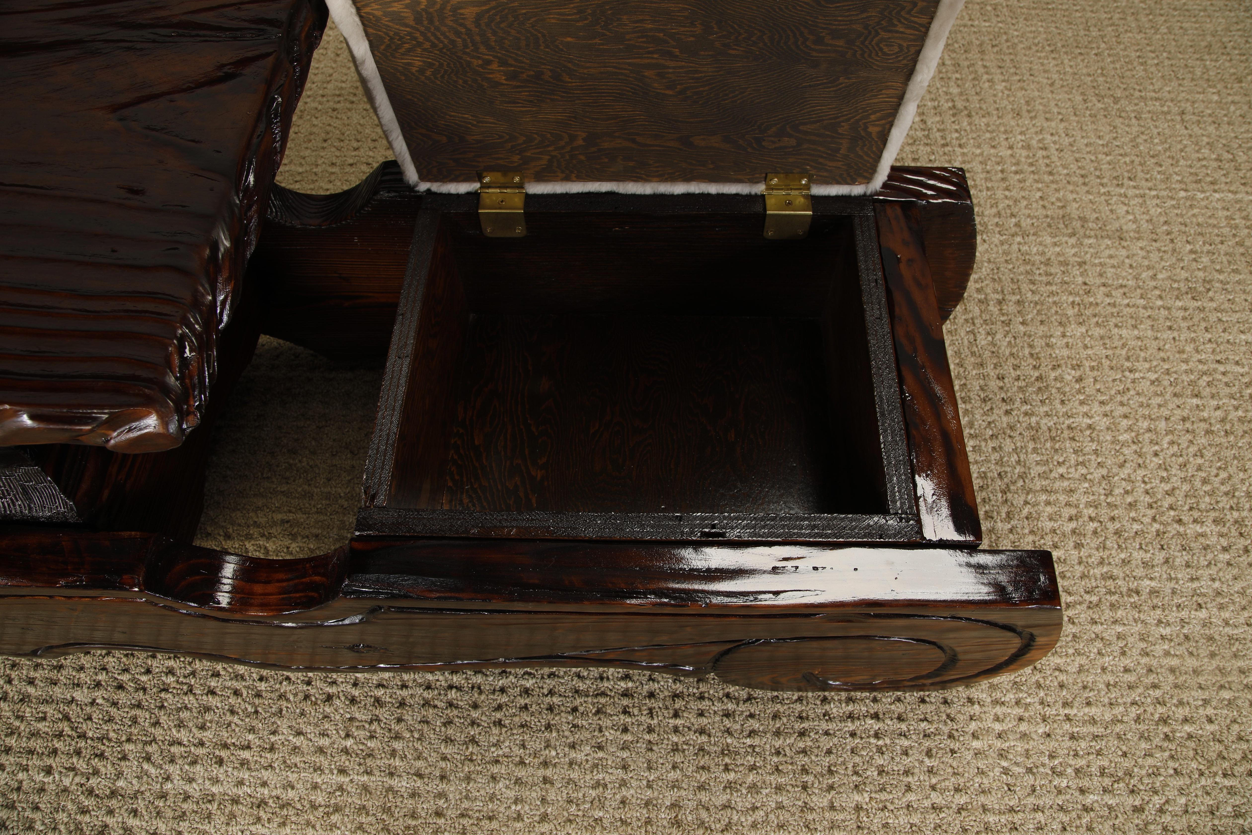 Juego Tête e Tête de William Westenhaver para Witco, c 1950, Firmado Madera en venta