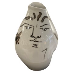 'Tetes'/Heads Porcelain Vase Designed by Jean Cocteau '1889-1963' for Rosenthal