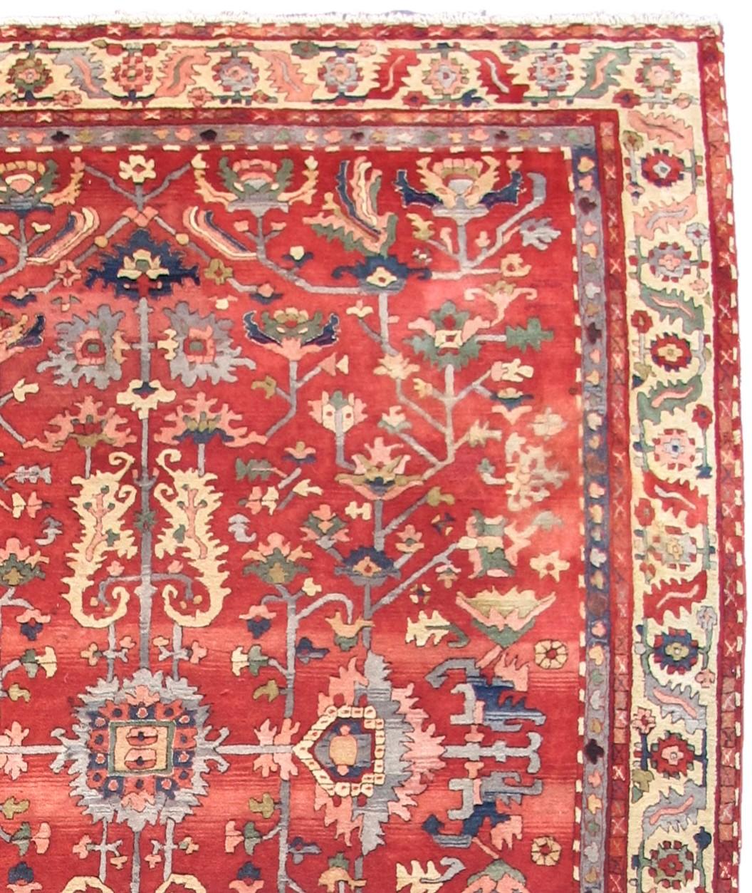 German Tetex hooked rug. Measures: 9'0